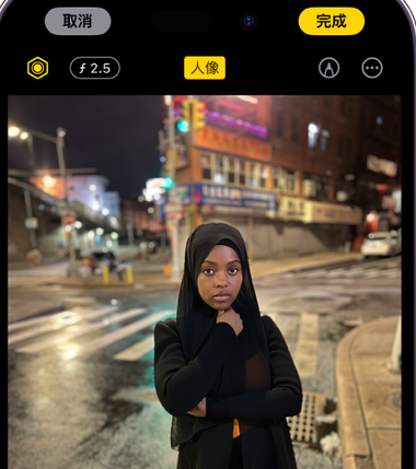 奈曼苹果15服务店分享如何在iPhone15系列机型拍摄照片中添加人像效果 